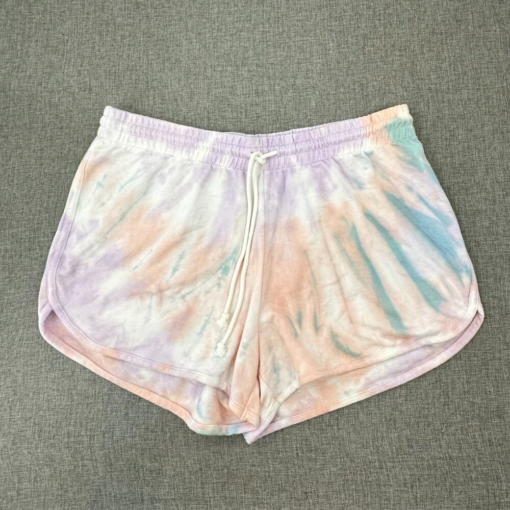 New without tags Arizona Pullover Shorts Mid Rise Drawstring Junior XL Cotton Bl